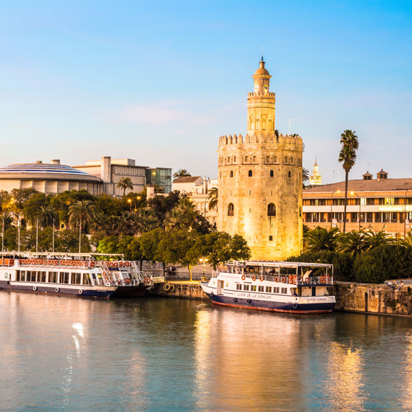 View over the Guadalquivir illustrating trip budget planning