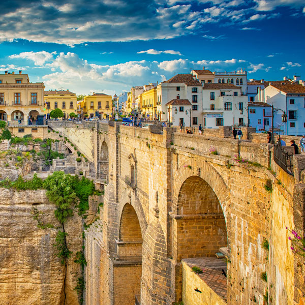 View over Ronda in Andalusia