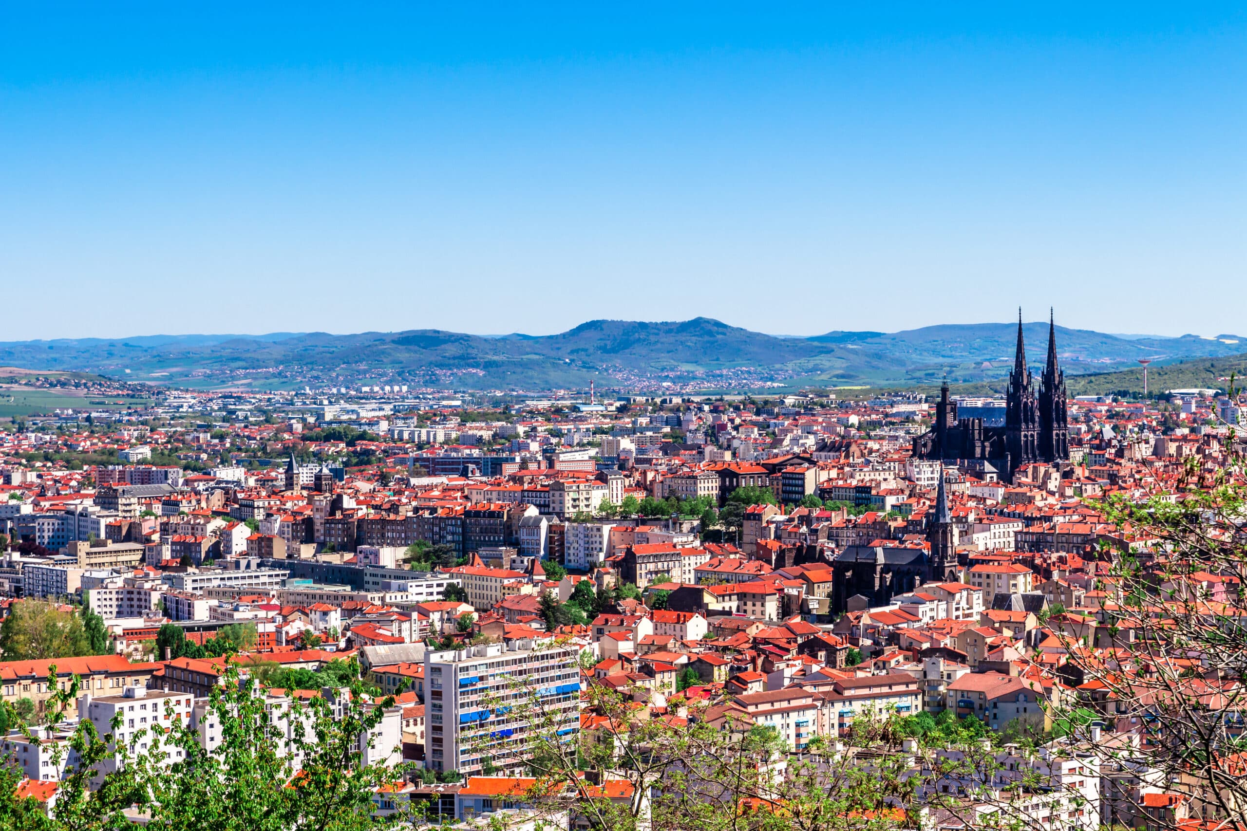 Clermont-Ferrand's medieval architecture and Gothic cathedral
