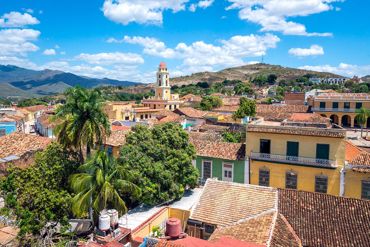 View of Trinidad in Cuba