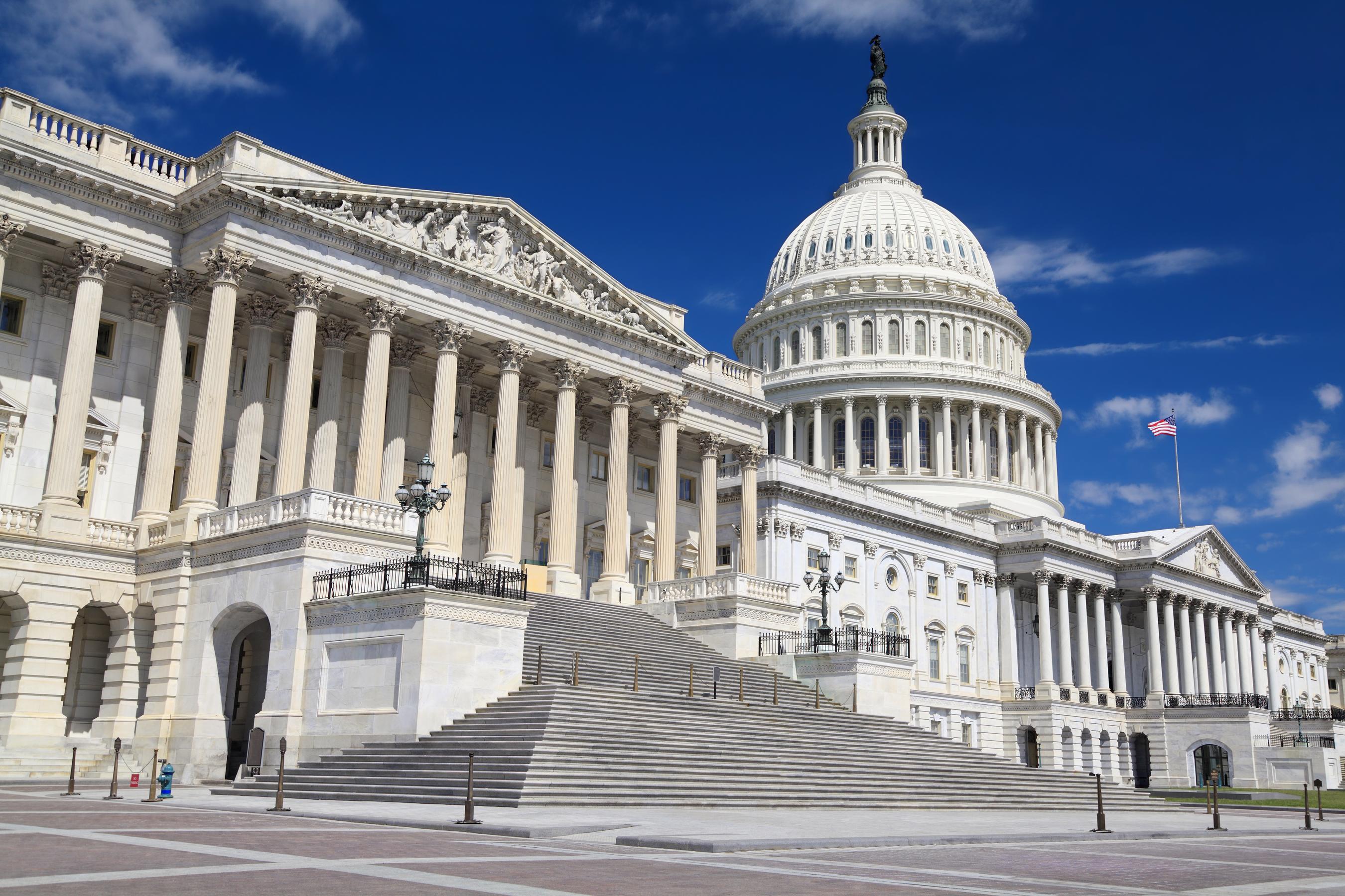 Washington, D.C. skyline with monuments and museums